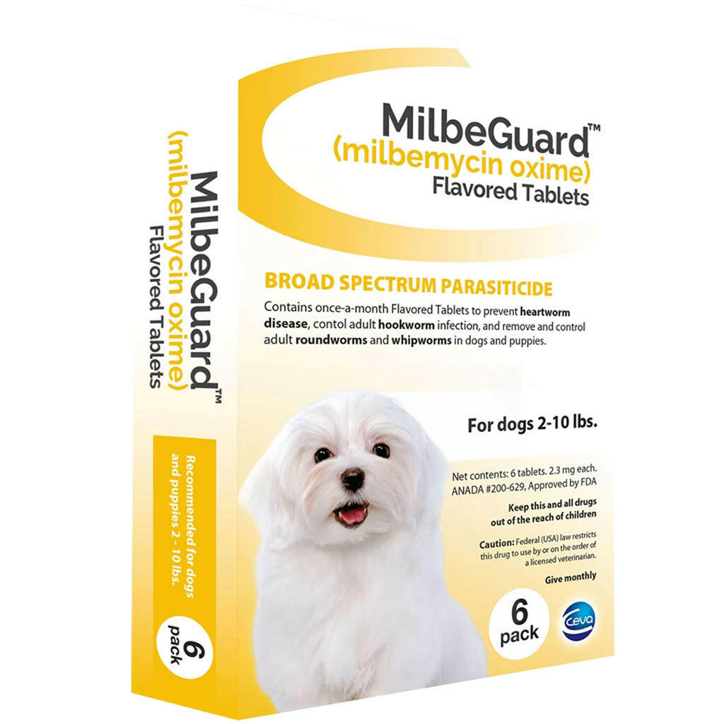 Milbeguard for Dogs, 2-10 lb