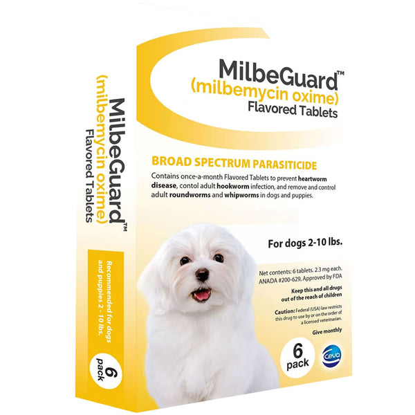 Milbeguard for Dogs, 2-10 lb