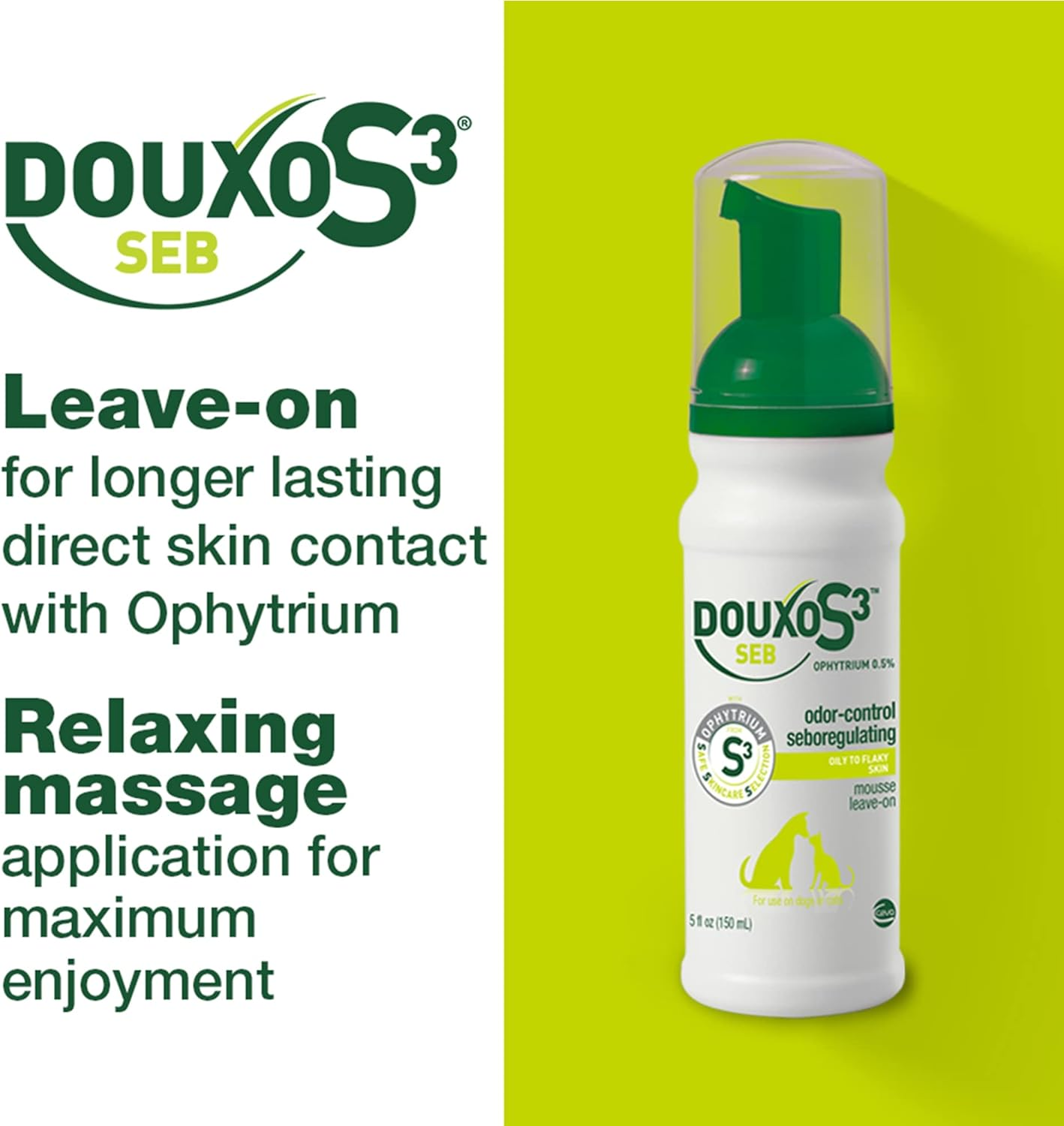 Douxo S3 SEB Odor-Control & Seboregulating Mousse (5.1 oz)