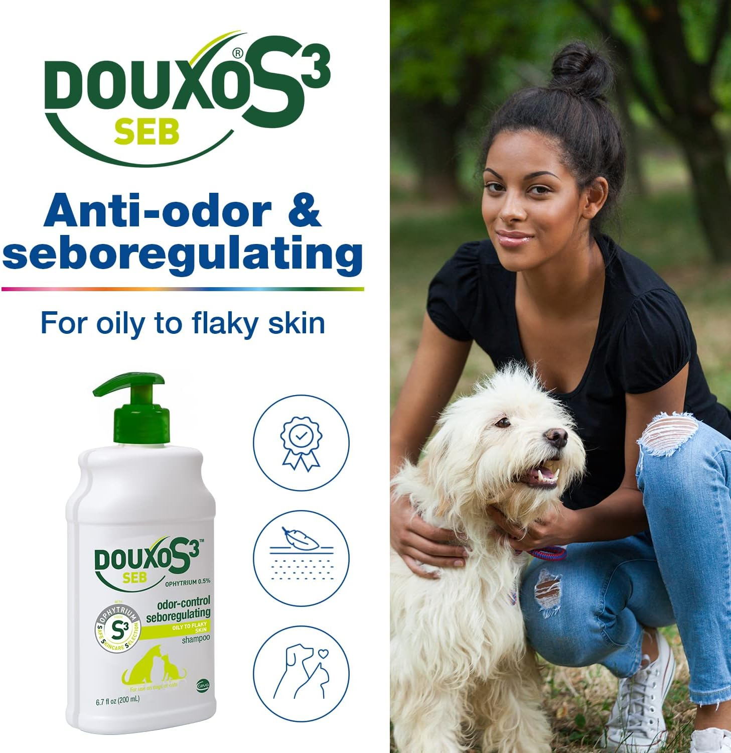 Douxo S3 SEB Odor-Control & Seboregulating Shampoo - 0