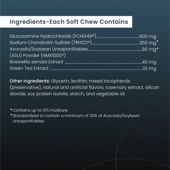 Nutramax Dasuquin Joint Health Supplement for Large Dogs - With Glucosamine, Chondroitin, ASU, Boswellia Serrata Extract, and Green Tea Extract, Soft Chews