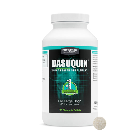 Nutramax Dasuquin Joint Health Supplement for Large Dogs - With Glucosamine, Chondroitin, ASU, Boswellia Serrata Extract, and Green Tea Extract, Chewable Tablets