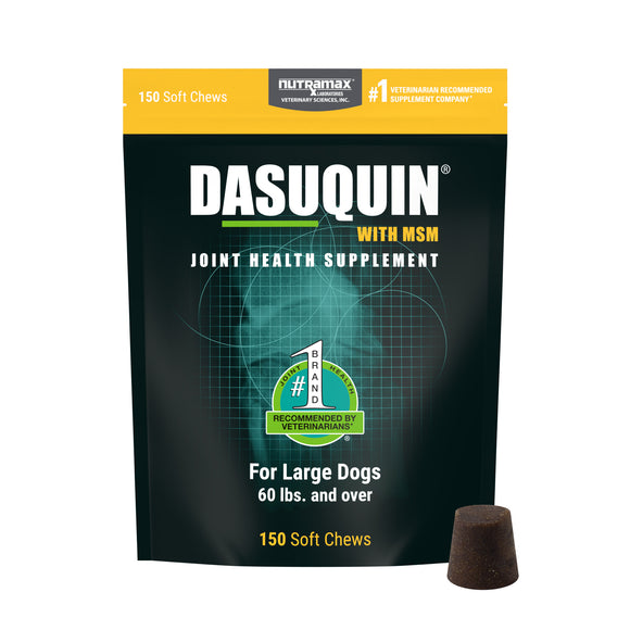 Nutramax Dasuquin Joint Health Supplement for Large Dogs - With Glucosamine, Chondroitin, ASU, MSM, Boswellia Serrata Extract, Green Tea Extract, Soft Chews