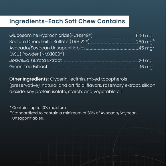 Nutramax Dasuquin Joint Health Supplement for Small to Medium Dogs - With Glucosamine, Chondroitin, ASU, Boswellia Serrata Extract, Green Tea Extract, Soft Chews