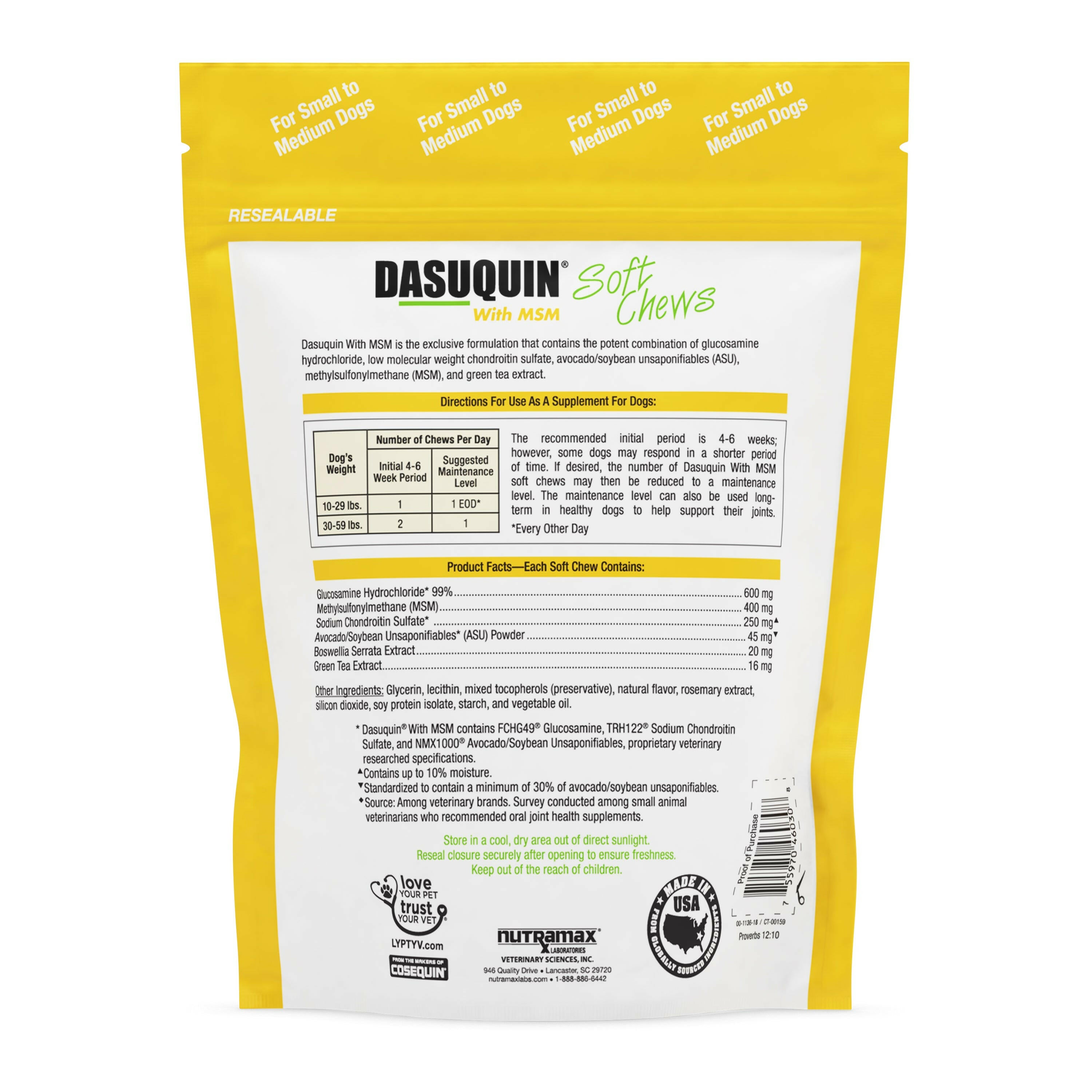 dasuquin with msm for small dogs