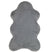 4 Cats & Dogs Pixie Hide Shape Pet Bed, Small Grey