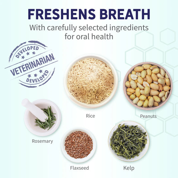 Health Extension Peanut Butter Flavor Dental Chews For Dogs