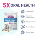 Health Extension Peanut Butter Flavor Dental Chews For Dogs