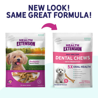 Health Extension Probiotic Dental Chews For Dogs