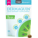 Dermaquin skin support supplement packaging for large dogs with Nutramax branding.