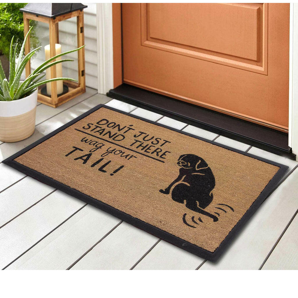 4 Cats & Dogs Foot + Paw Rectangular Entrance Mat