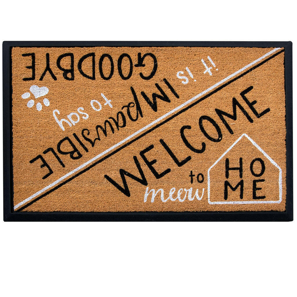 Unleash Cleanliness with Hello Goodbye Moder Door Mat