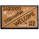 4 Cats & Dogs Hello Goodbye Rectangular Entrance Mat Set