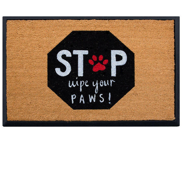 4 Cats & Dogs Stop WYPs Rectangular Entrance Mat