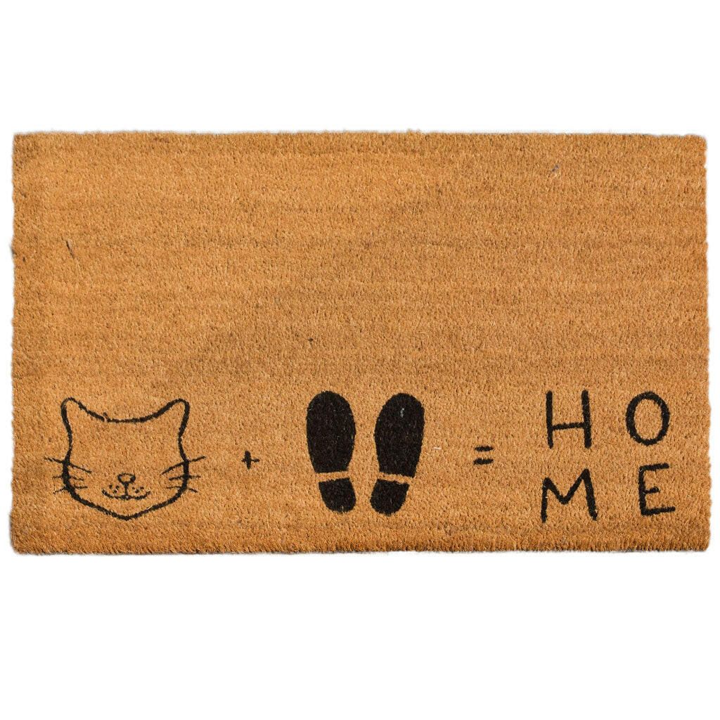 4 Cats & Dogs Cat + Feet Home Rectangular Entrance Mat Refill