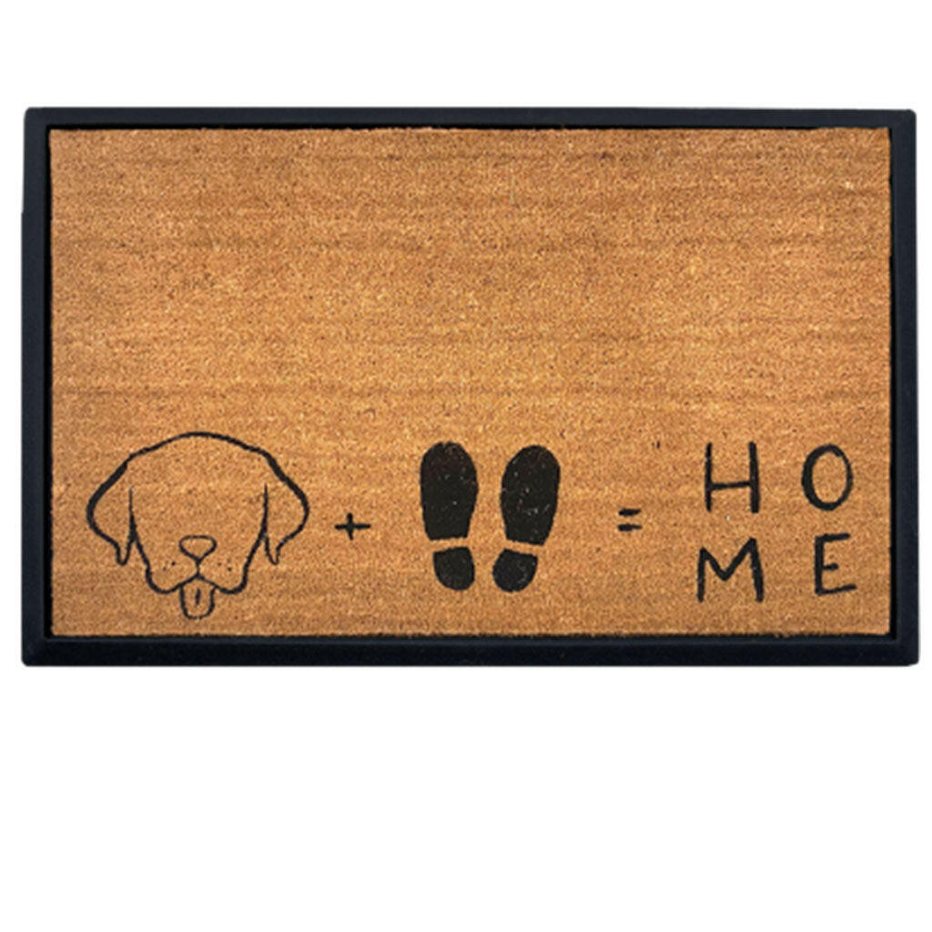 4 Cats & Dogs Dog + Feet Home Rectangular Entrance Mat Set