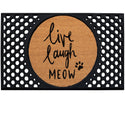 4 Cats & Dogs L.L Meow Round Entrance Mat Set