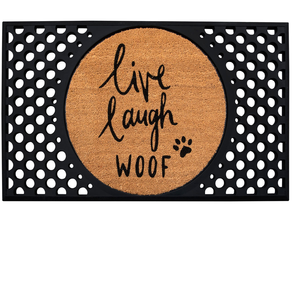 4 Cats & Dogs L.L Woof Round Entrance Mat