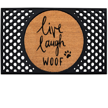 4 Cats & Dogs L.L Woof Round Entrance Mat