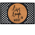 4 Cats & Dogs L.L Woof Round Entrance Mat