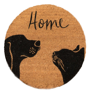 4 Cats & Dogs Two Pets + Home Round Entrance Mat Refill