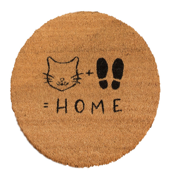 4 Cats & Dogs Cat + Feet Home Round Entrance Mat Refill