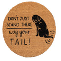 4 Cats & Dogs Wag Your Tail Round Entrance Mat Refill