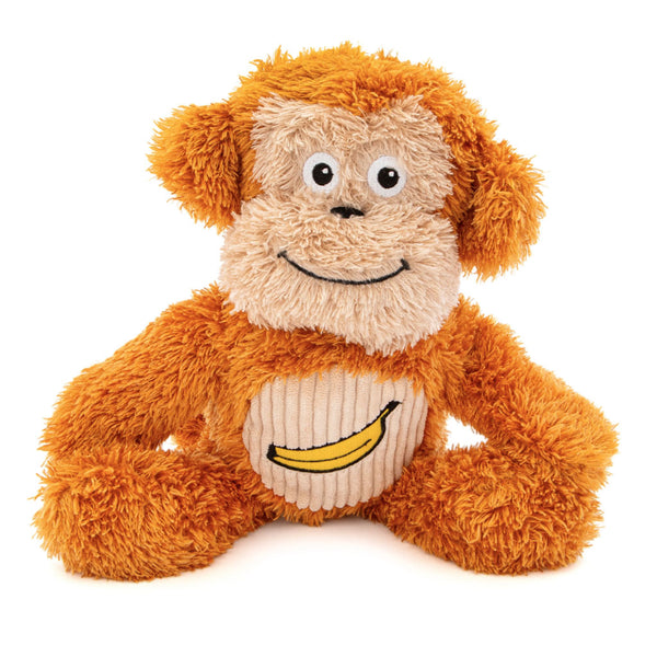 GURU Soft Scents Monkey Perfect Plush Dog Squeaker Toy