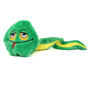 GURU Hide-A-Tail Snake Plush Puzzle Dog Toy, Green