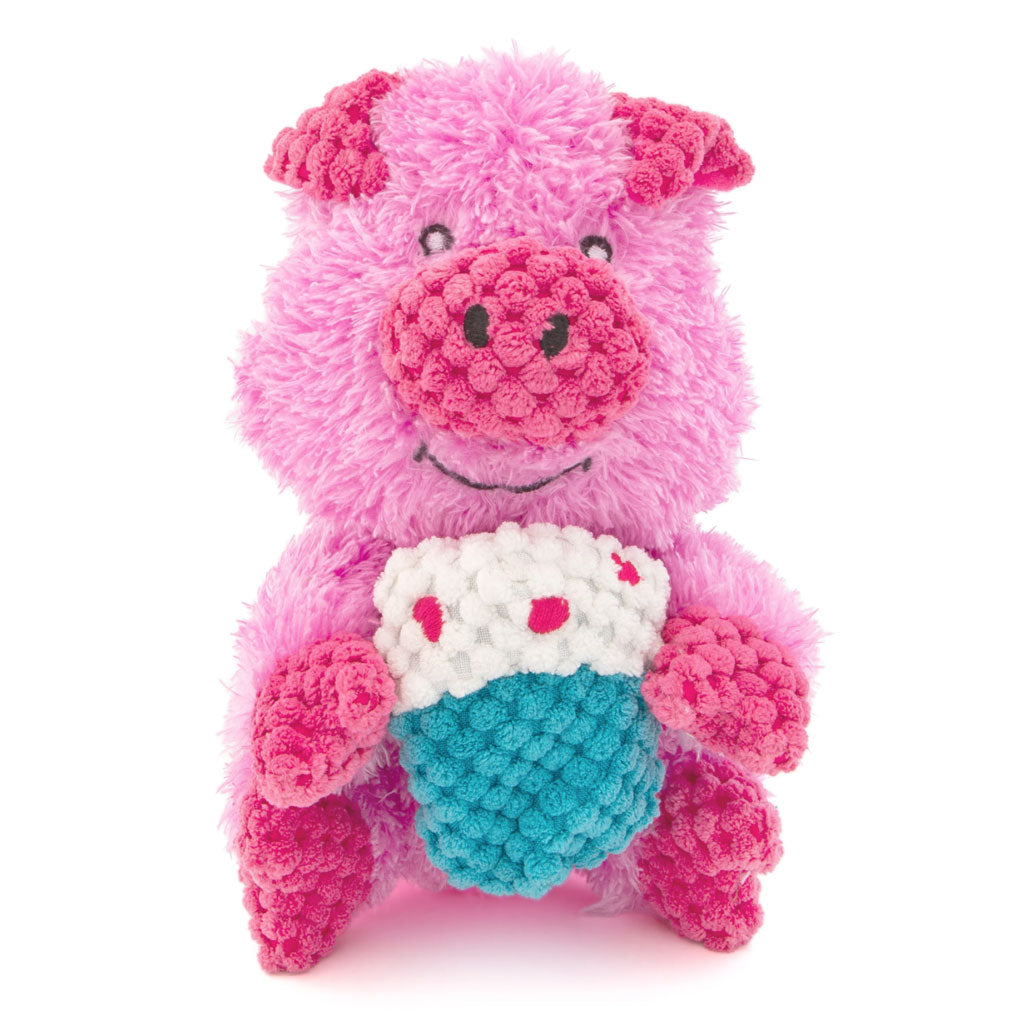 GURU Loveys Dog Toy, Pig, Medium