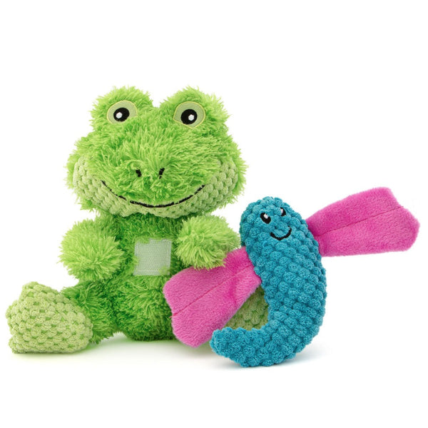 GURU Loveys Dog Toy, Frog, Medium