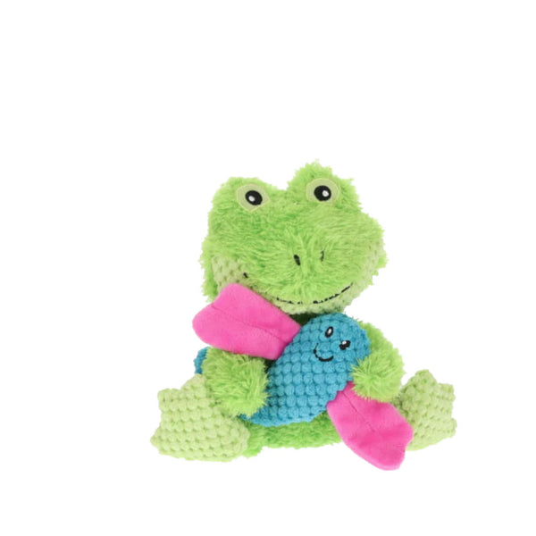 GURU Loveys Dog Toy, Frog, Medium