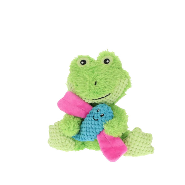 GURU Loveys Dog Toy, Frog, Medium