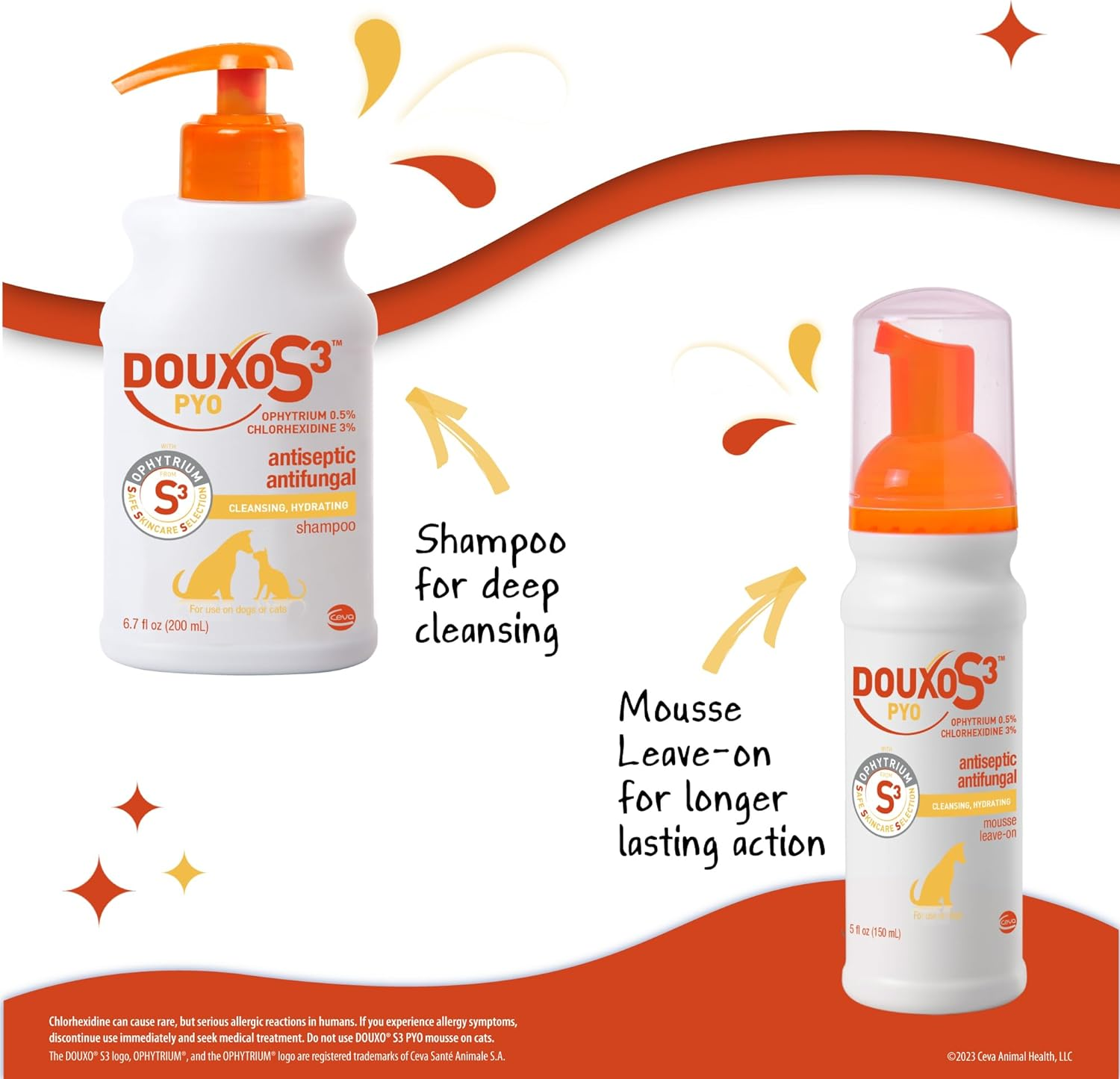 Douxo S3 PYO Antiseptic Antifungal BUNDLE for Skin Infections - 0