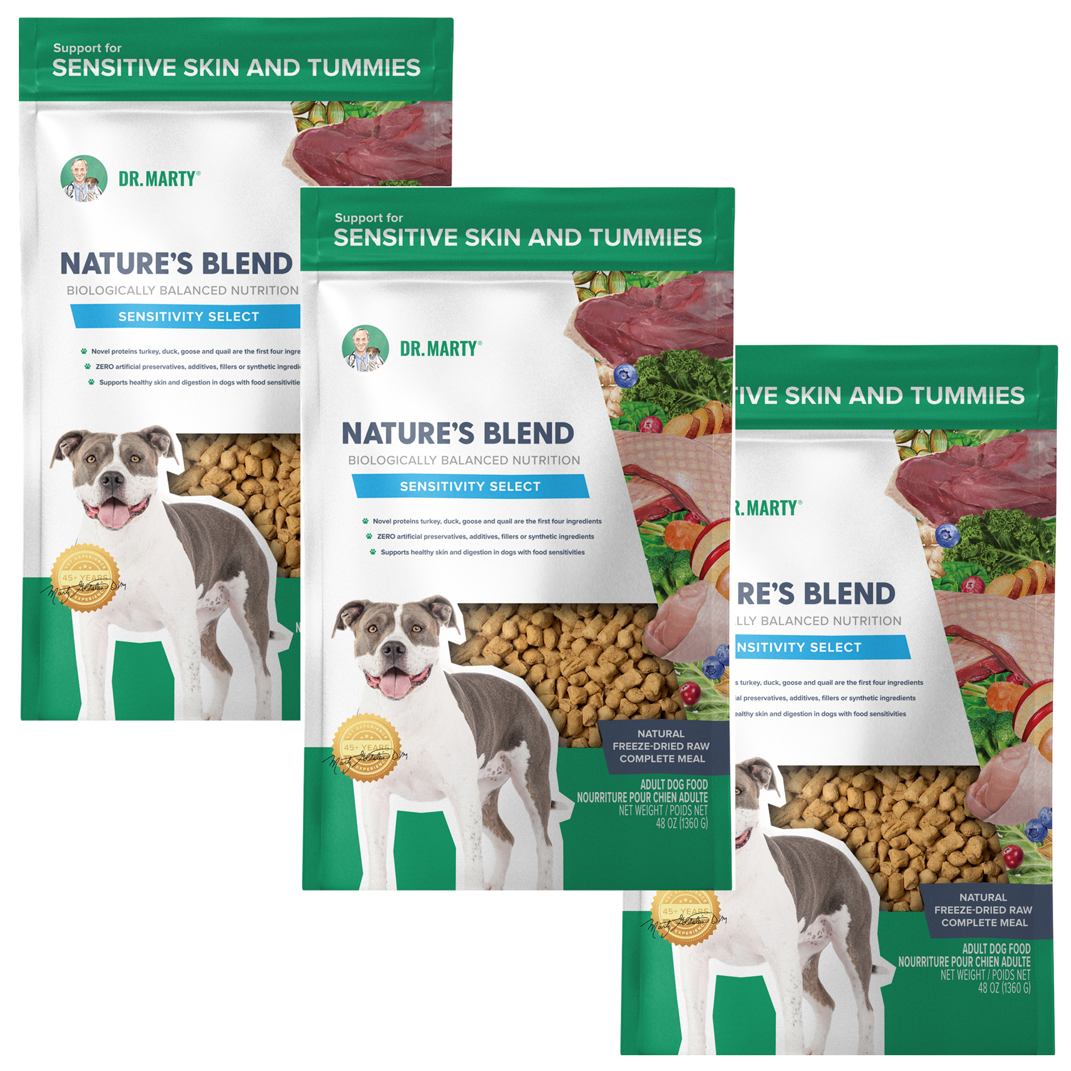 Dr Marty Nature's Blend Sensitivity Select Freeze Dried Raw Dog Food