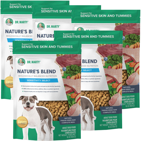 Dr Marty Nature's Blend Sensitivity Select Freeze Dried Raw Dog Food (16 oz)