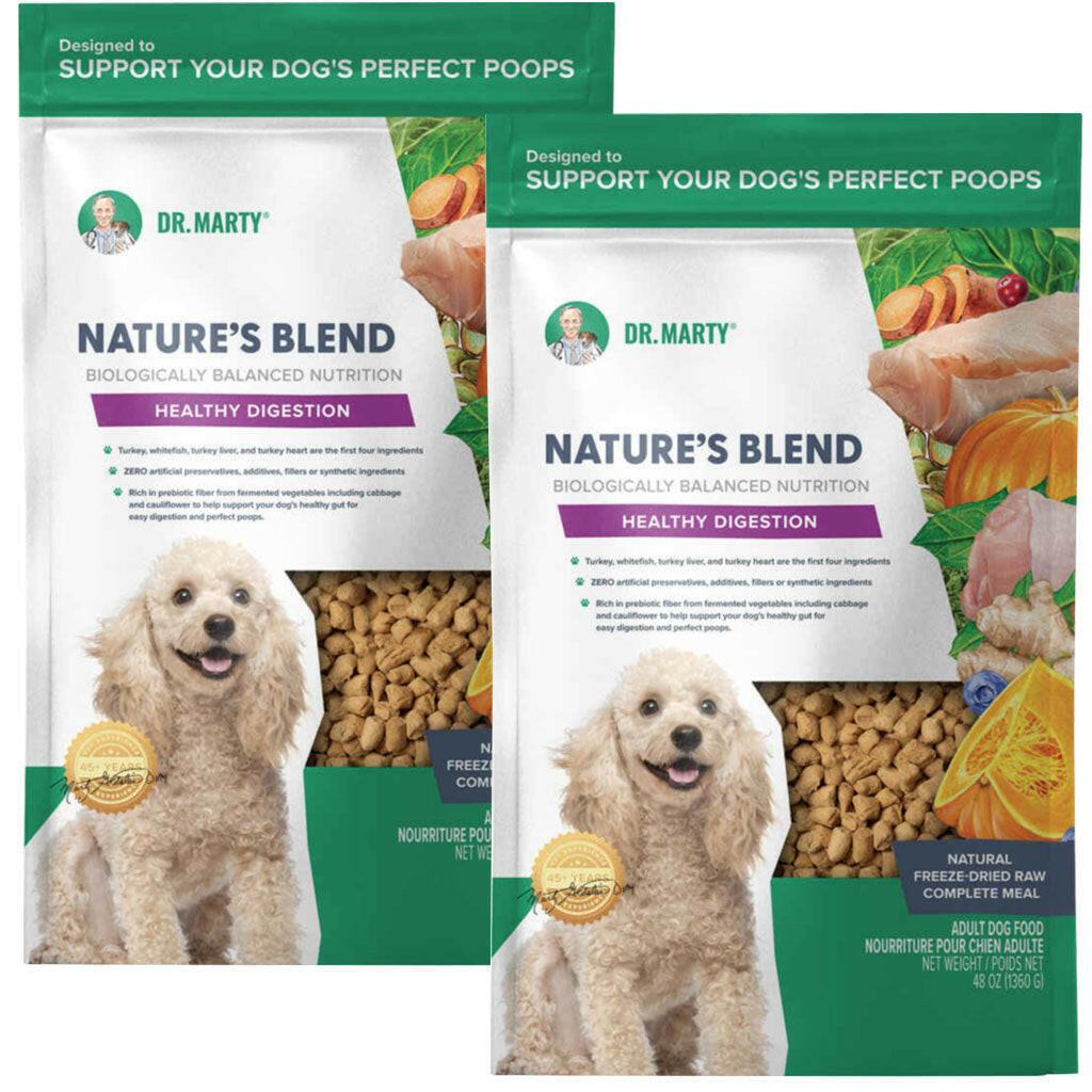 Dr. Marty Nature's Blend Healthy Digestion Freeze Dried Dog Food 96oz