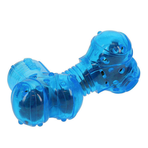 GURU No Begging! Bone Treat Dispenser Dog Toy open with treat inside