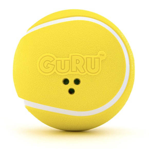 GURU Giggling Tennis Ball Dog Toy, Large