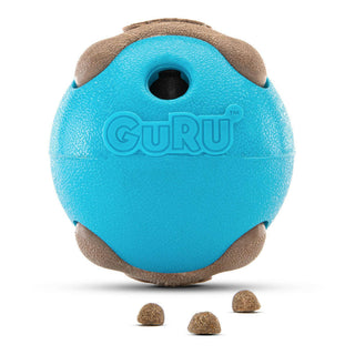 GURU Busy Ball Treat Dispenser Dog Toy with Kibble