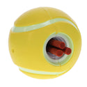 GURU Tennis Treat Holder Ball Dog Toy, Medium with treats