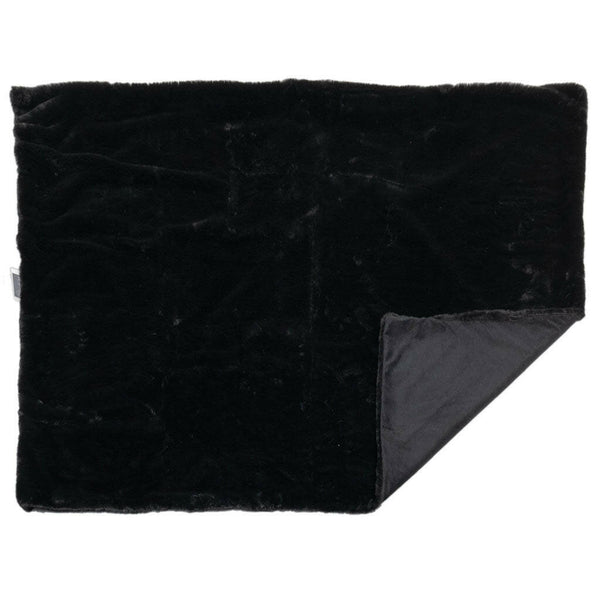 4 Cats & Dogs Pixie Throw Faux Fur Black