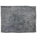 4 Cats & Dogs Pixie Throw Faux Grey Fur Color