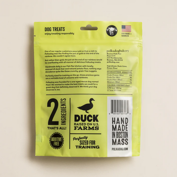 Polkadog Lucky Duck Crunchy Training Bits Treats for Dogs - Training Dog Treats 5