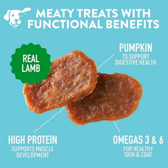 Dogswell Puppy Health Lamb Recipe Mini Soft Strips Treats