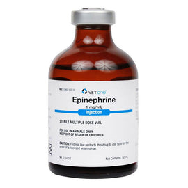 Epinephrine Injection for Pets, 50-ml (1mg/ml)
