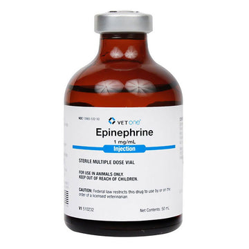 Epinephrine Injection for Pets, 50-ml (1mg/ml)