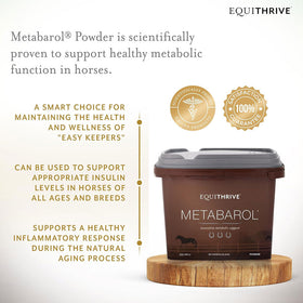 Equithrive Metabarol Metabolism Support Horse Supplement