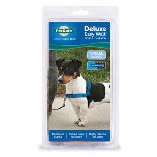 PetSafe Deluxe Easy Walk No Pull Dog Harness, Ocean/Black Small