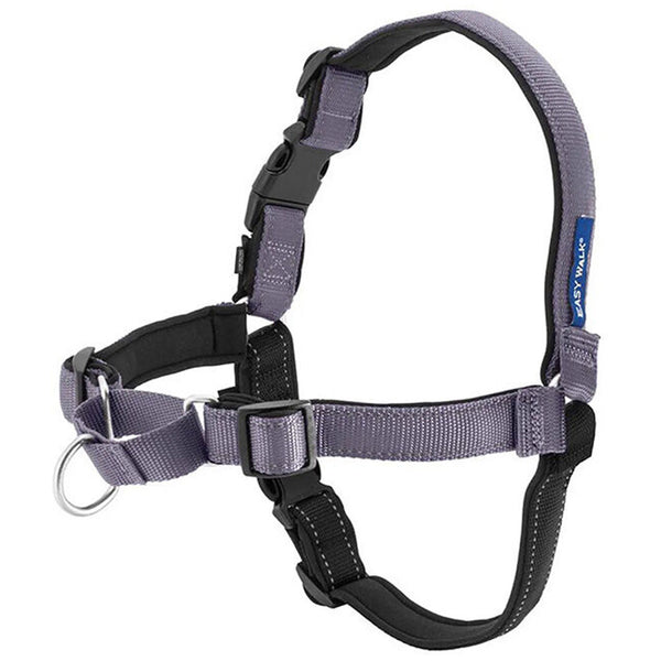 PetSafe Deluxe Easy Walk No Pull Dog Harness, Steel/Black